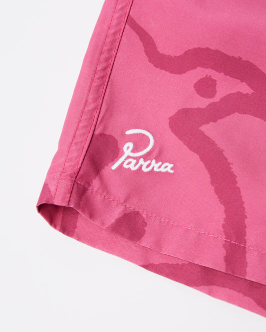 Birds Fly Free Swim Shorts - Purple Pink