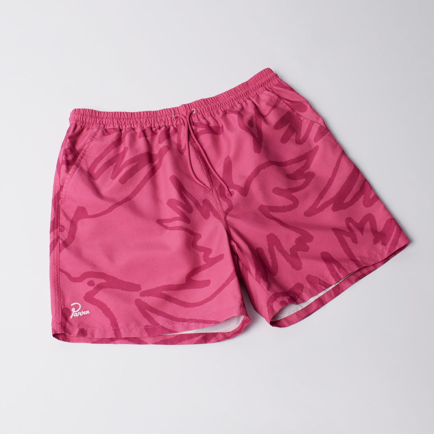 Birds Fly Free Swim Shorts - Purple Pink