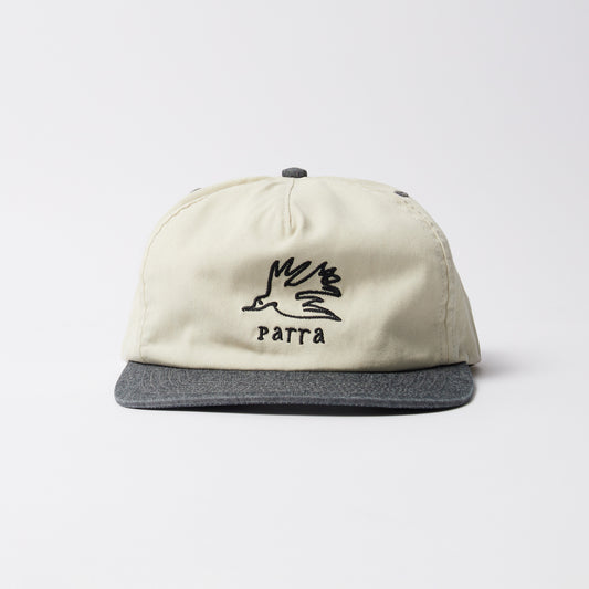 Yarn Bird 5 Panel Hat - Off White
