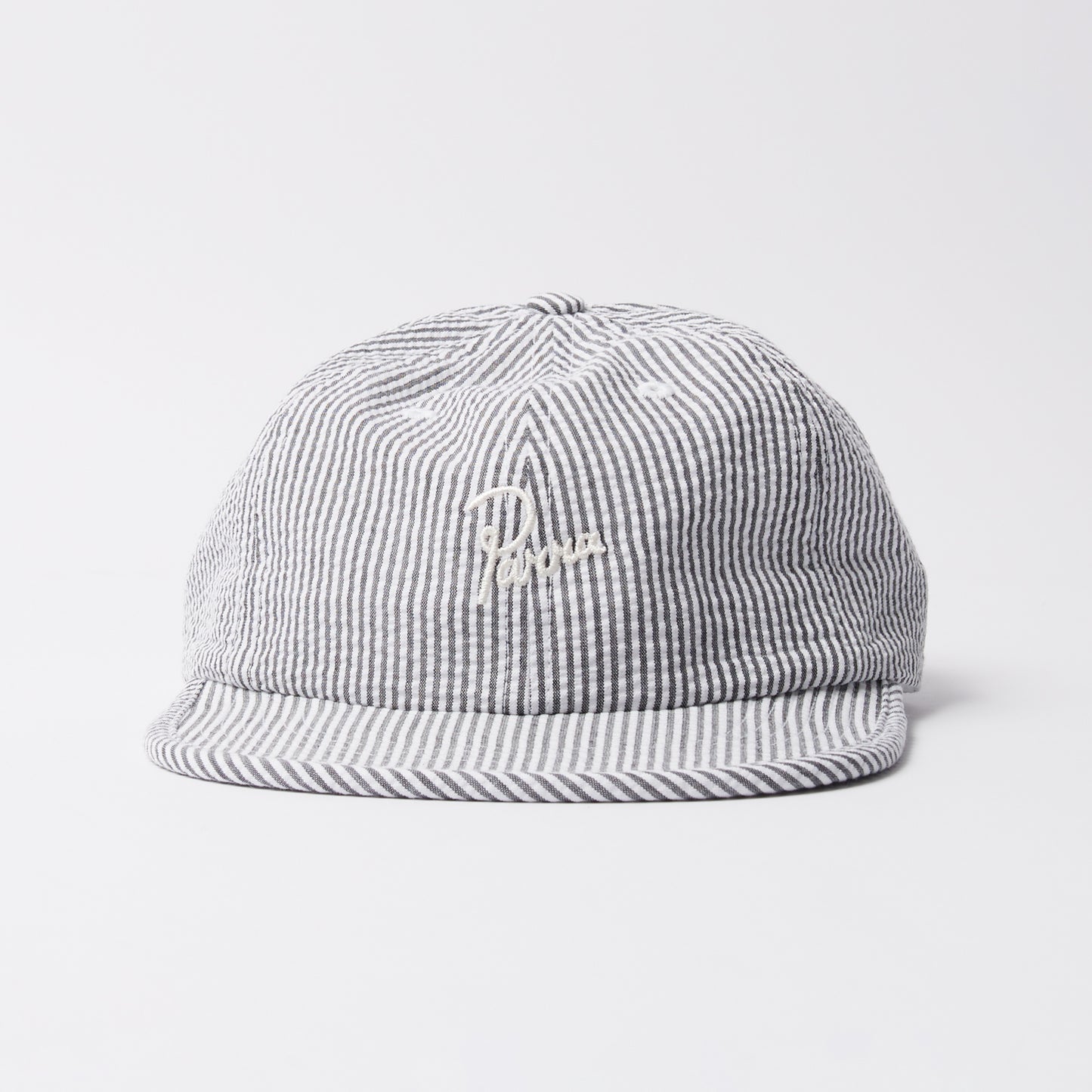 Signature 6 Panel Hat - Black
