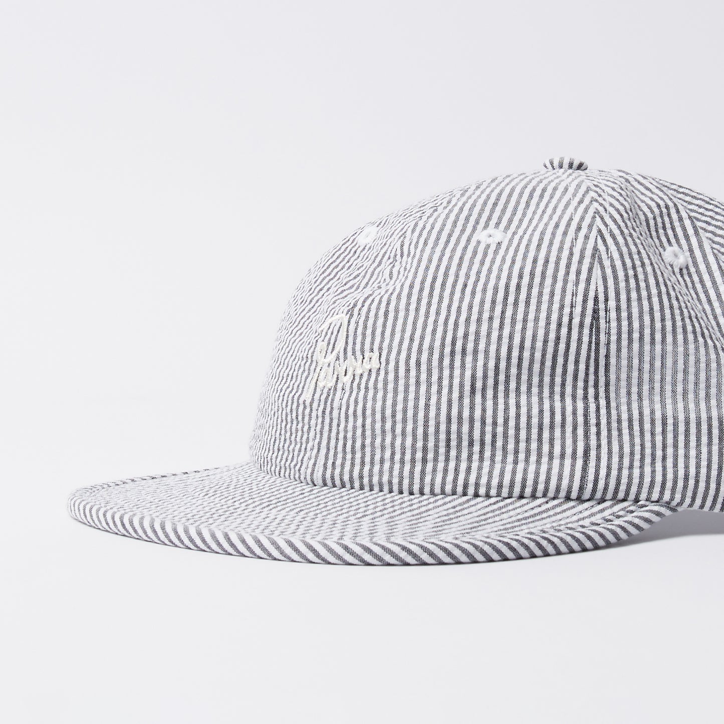 Signature 6 Panel Hat - Black