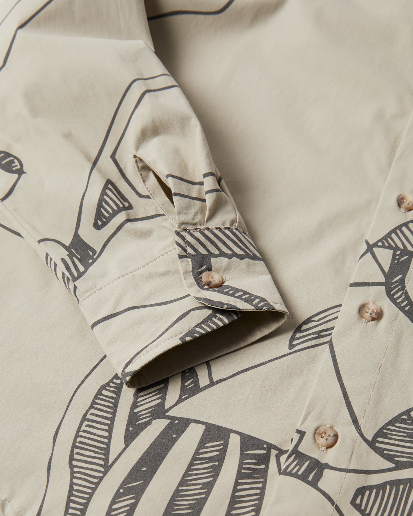 Pen Drawings Shirt - Sand