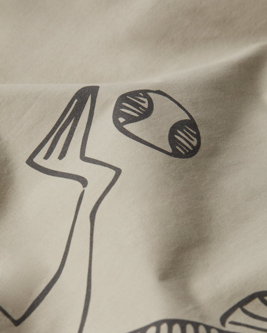 Pen Drawings Shirt - Sand