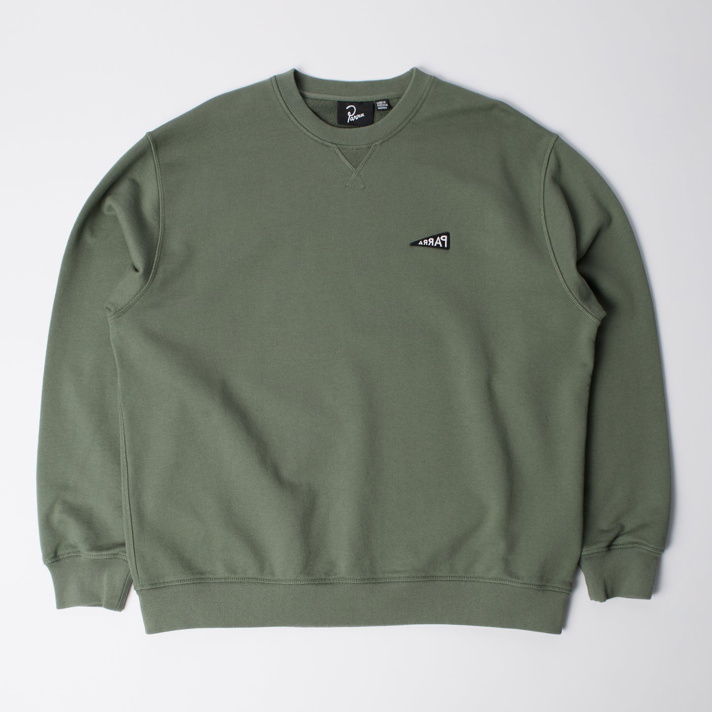 Flag Logo Crewneck Sweatshirt - Green