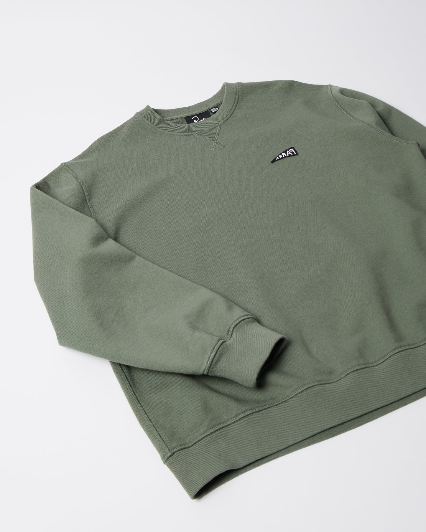 Flag Logo Crewneck Sweatshirt - Green