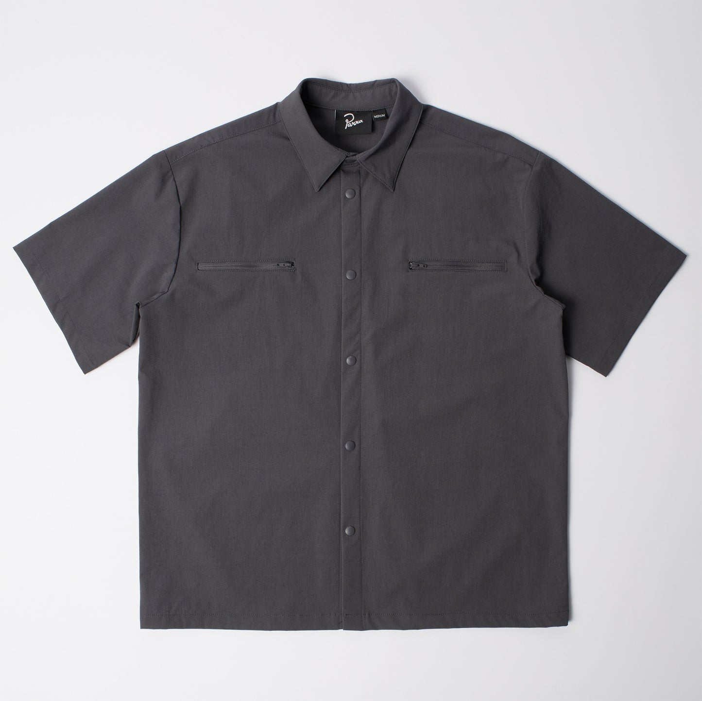 Hardly Hiked Short Sleeve Shirt - Grey