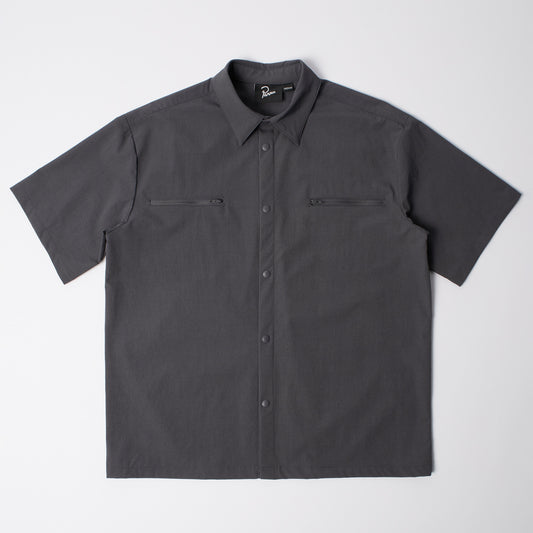 Hardly Hiked Short Sleeve Shirt - Grey