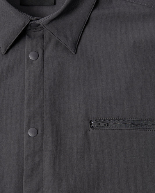 Hardly Hiked Short Sleeve Shirt - Grey