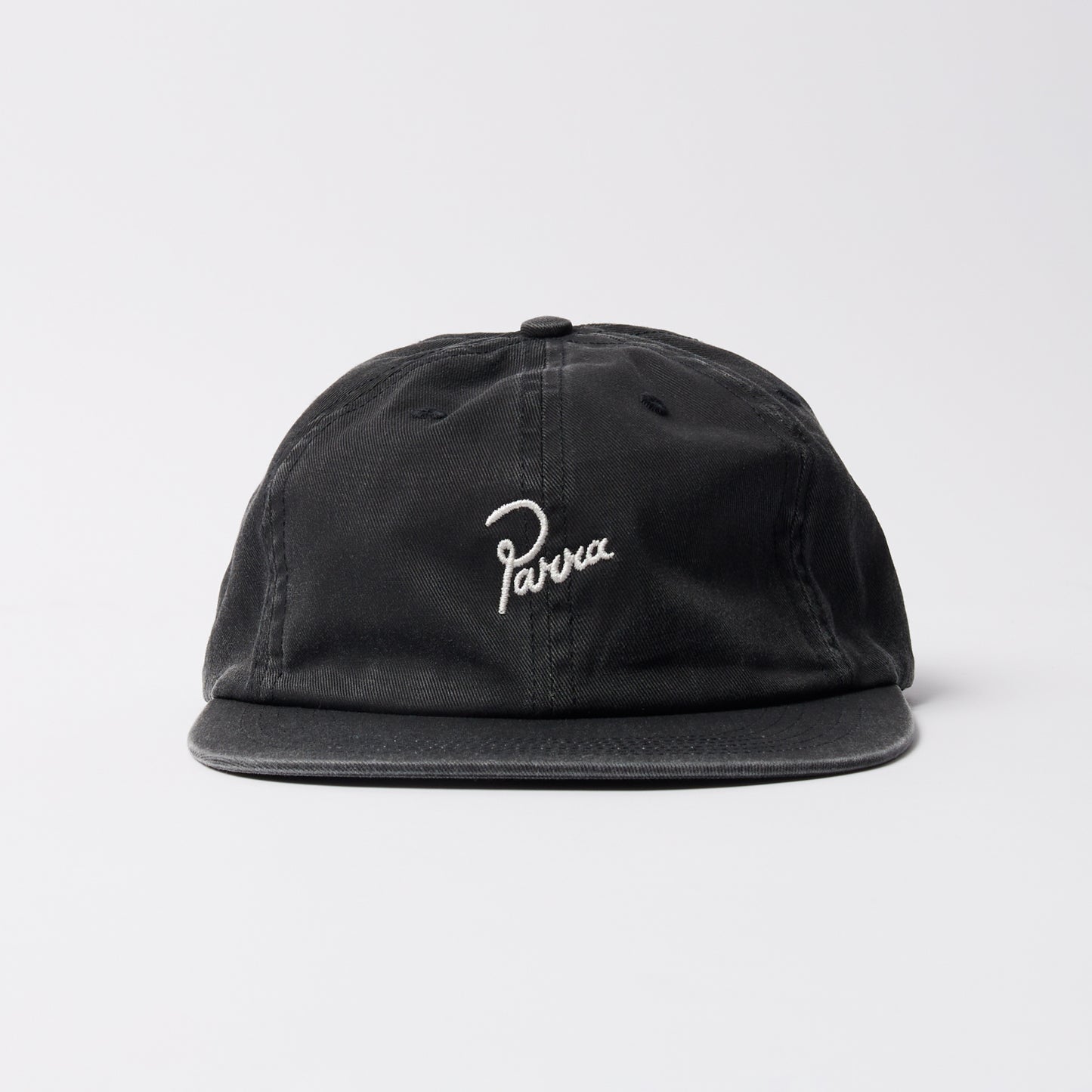 Signature 6 Panel Hat - Black