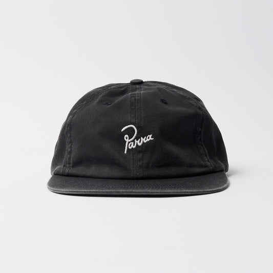 Signature 6 Panel Hat - Black