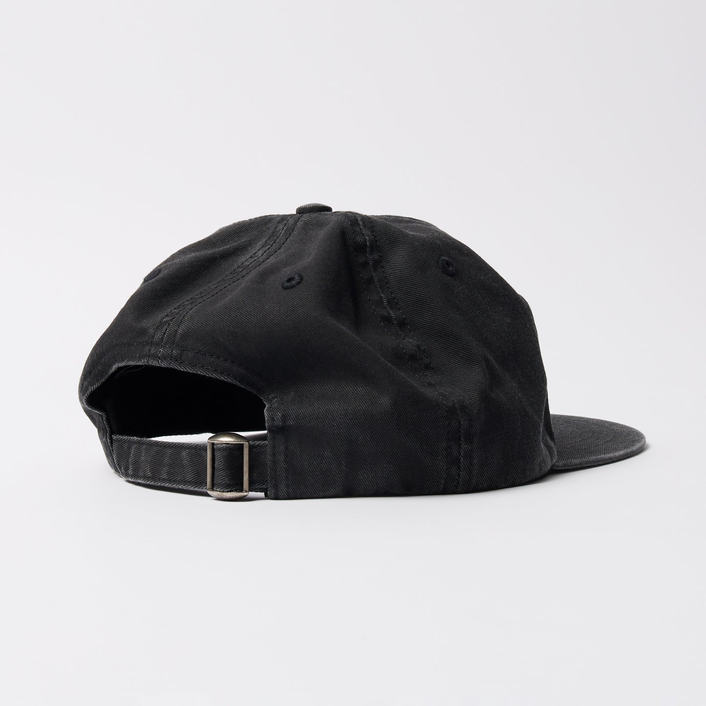 Signature 6 Panel Hat - Black