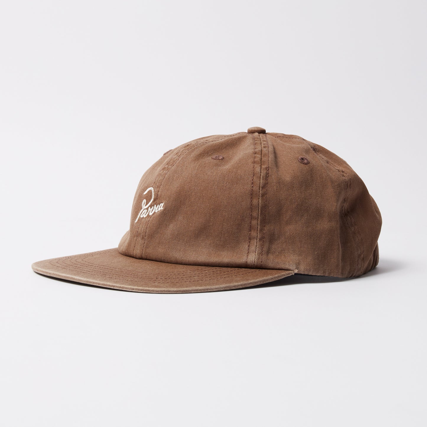 Signature 6 Panel Hat - Brown