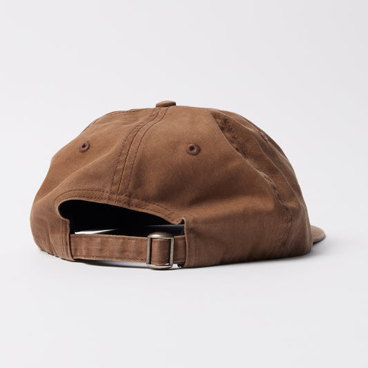 Signature 6 Panel Hat - Brown
