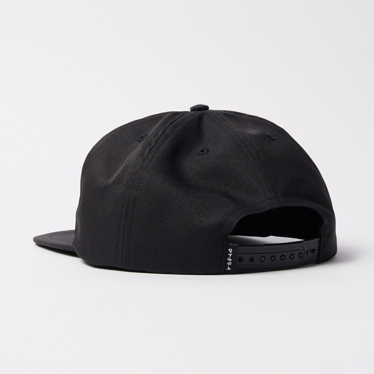 Racing 5 Panel Hat  - Black