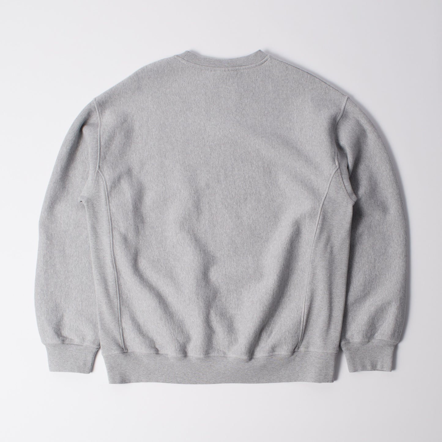 Balloon Logo Cross-Grain Crewneck - Heather Grey