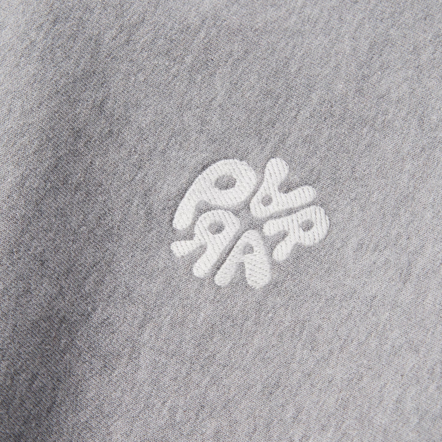 Balloon Logo Cross-Grain Crewneck - Heather Grey