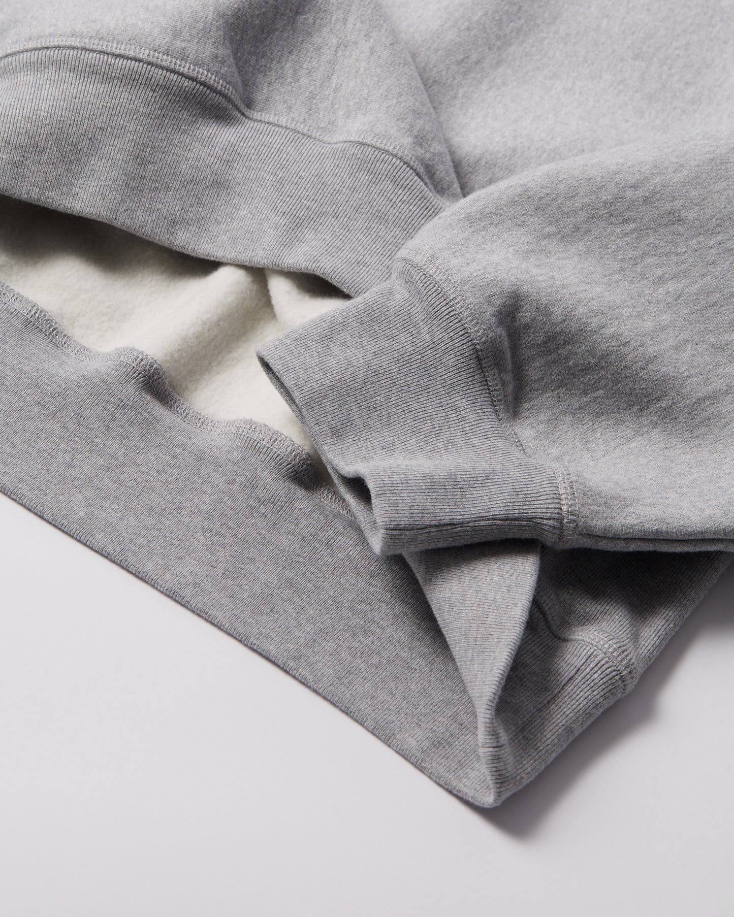 Balloon Logo Cross-Grain Crewneck - Heather Grey