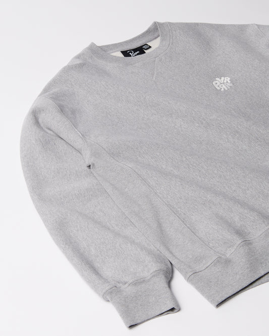 Balloon Logo Cross-Grain Crewneck - Heather Grey