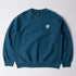 Balloon Logo Cross-Grain Crewneck - Blue