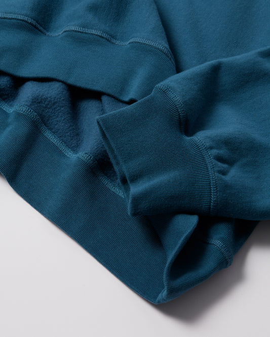 Balloon Logo Cross-Grain Crewneck - Blue
