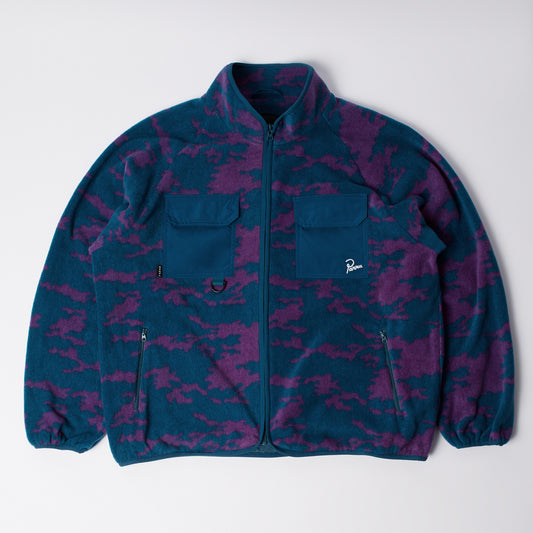 Purple Darwin Camo Fleece - Blue
