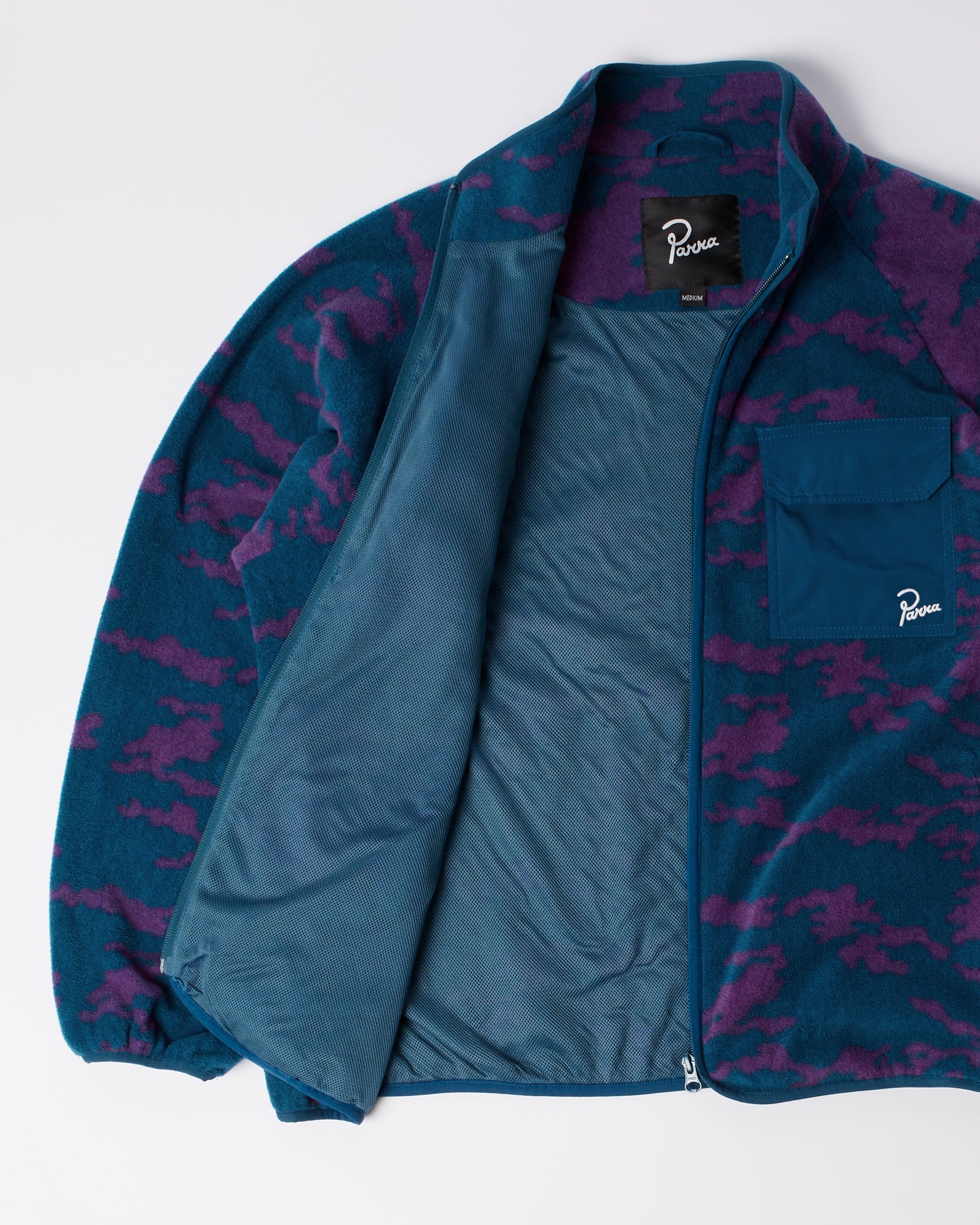 Purple Darwin Camo Fleece - Blue