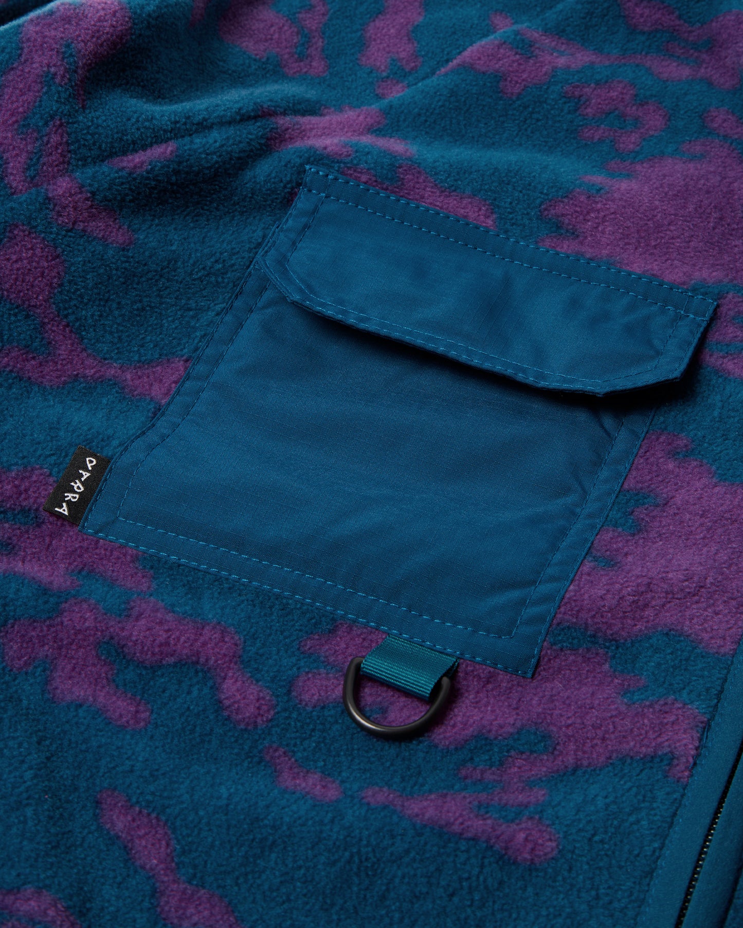 Purple Darwin Camo Fleece - Blue