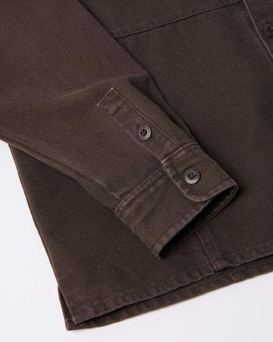 Non Loud Long Sleeve Shirt - Dark Brown