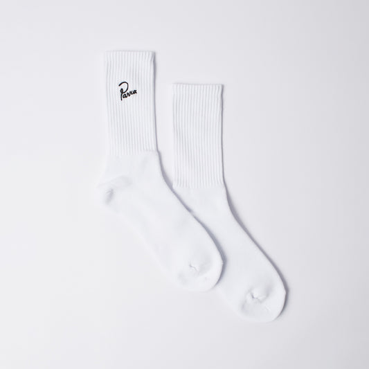 Signature Crew Socks - White