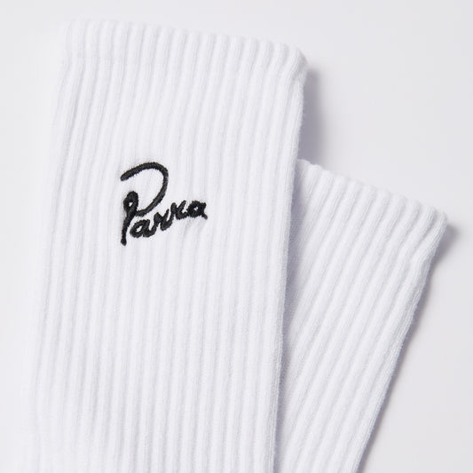 Signature Crew Socks - White