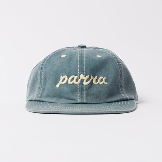 Lowercase Script Logo 6 Panel Hat - Blue