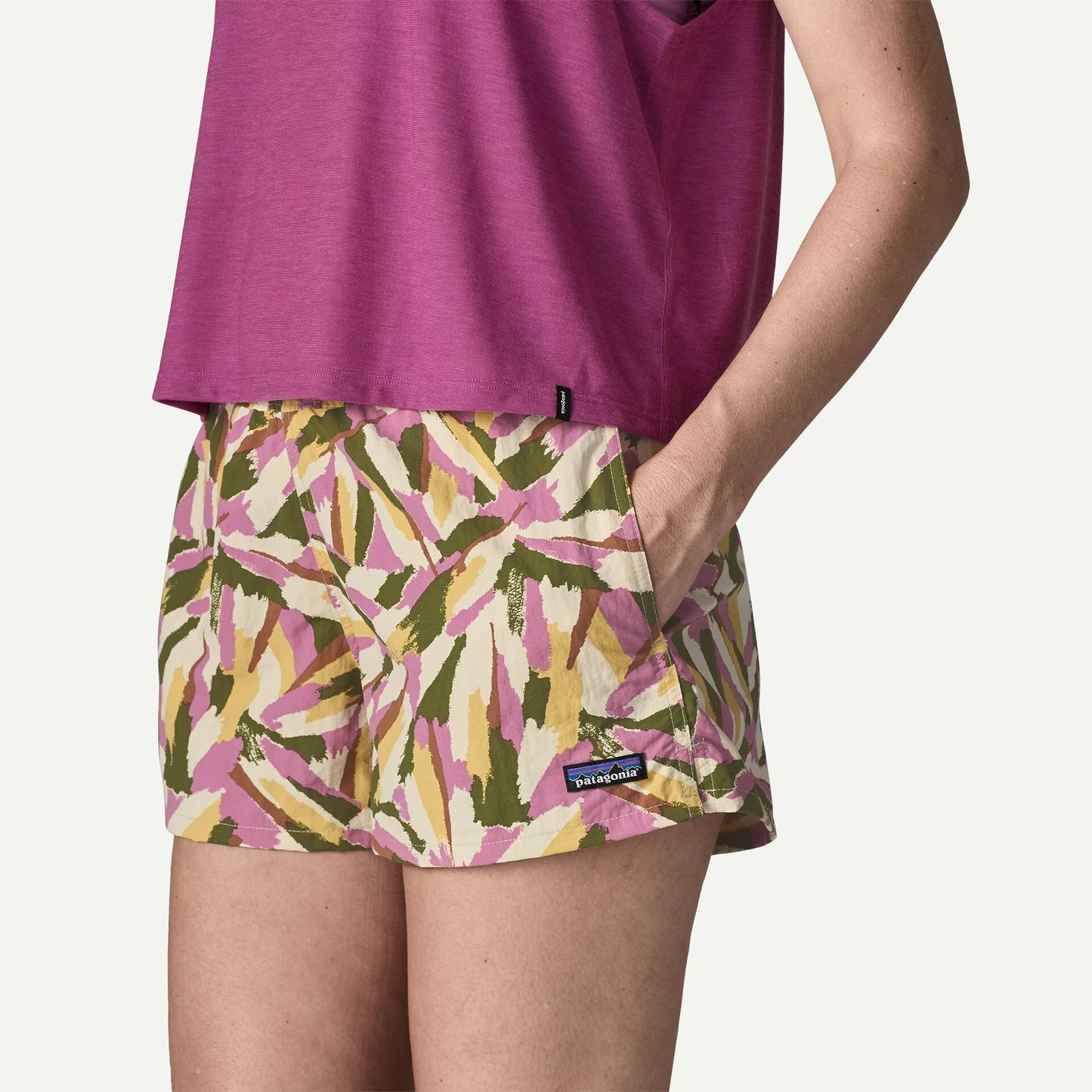 W's Barely Baggies Shorts - 2 1/2 inch - Small Sunshine: Natural