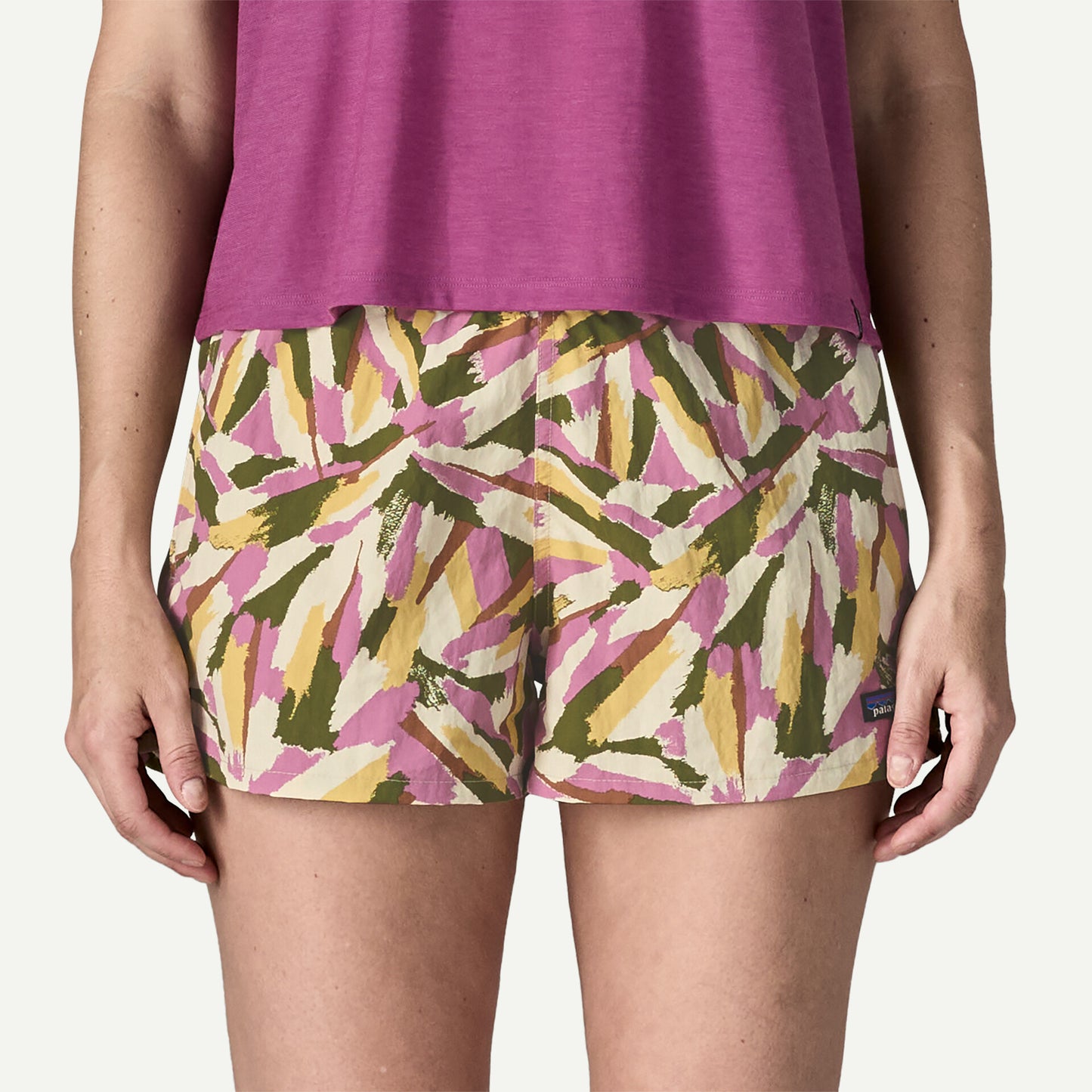 W's Barely Baggies Shorts - 2 1/2 inch - Small Sunshine: Natural