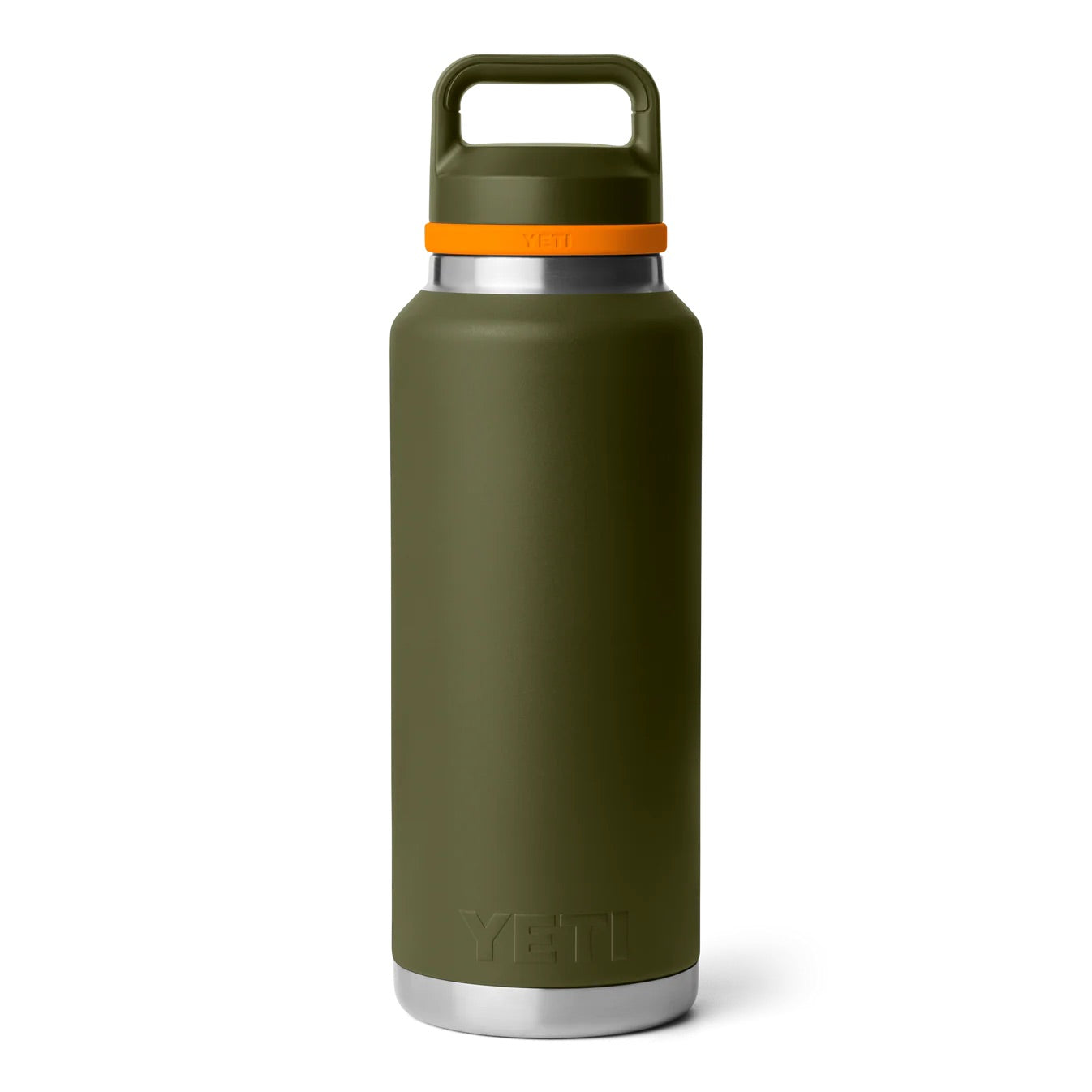 Rambler® 46 oz (1.3 L) Bottle with Chug Cap - Olive/King Crab Orange