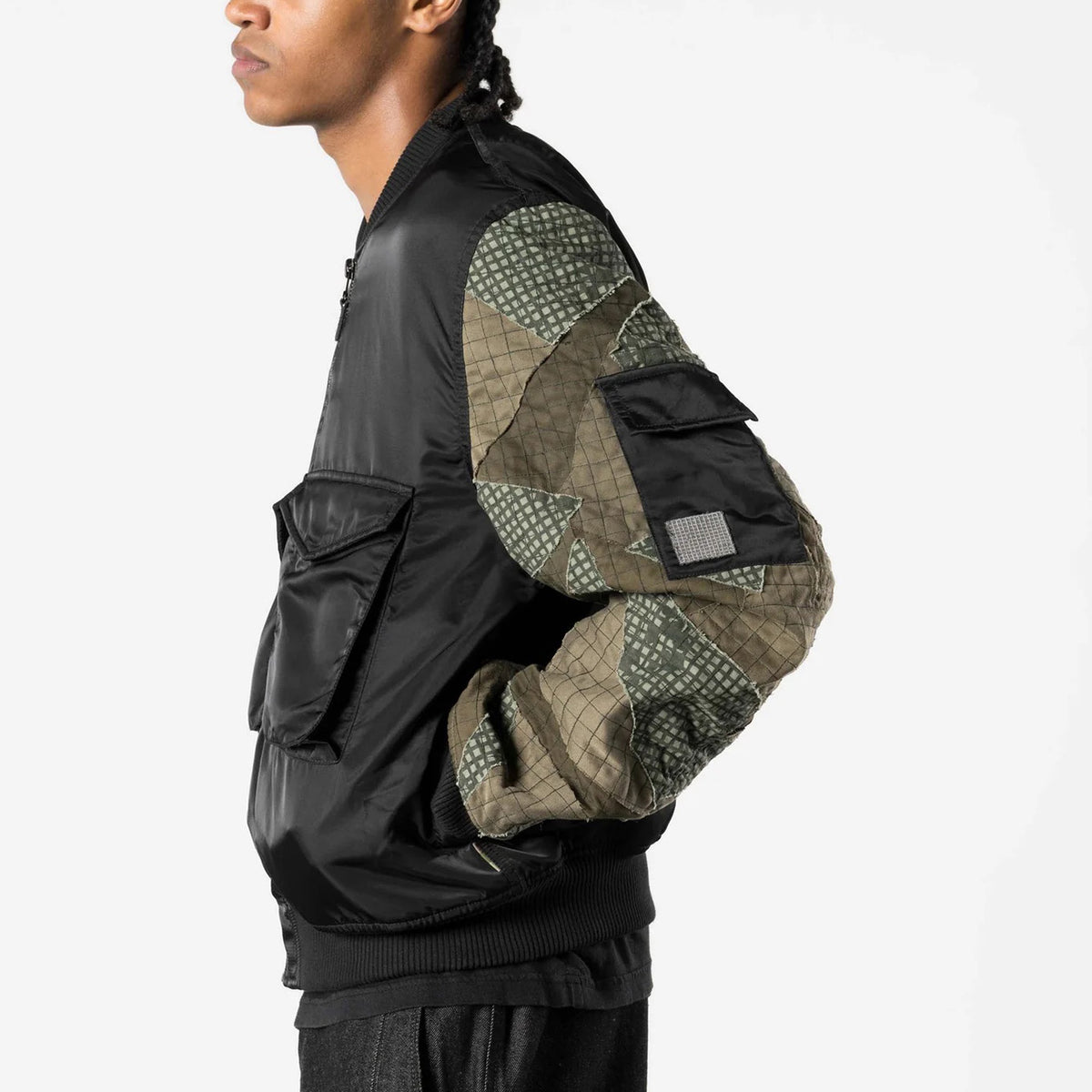 7183 M.A.F MA1 Flight Jacket - Black