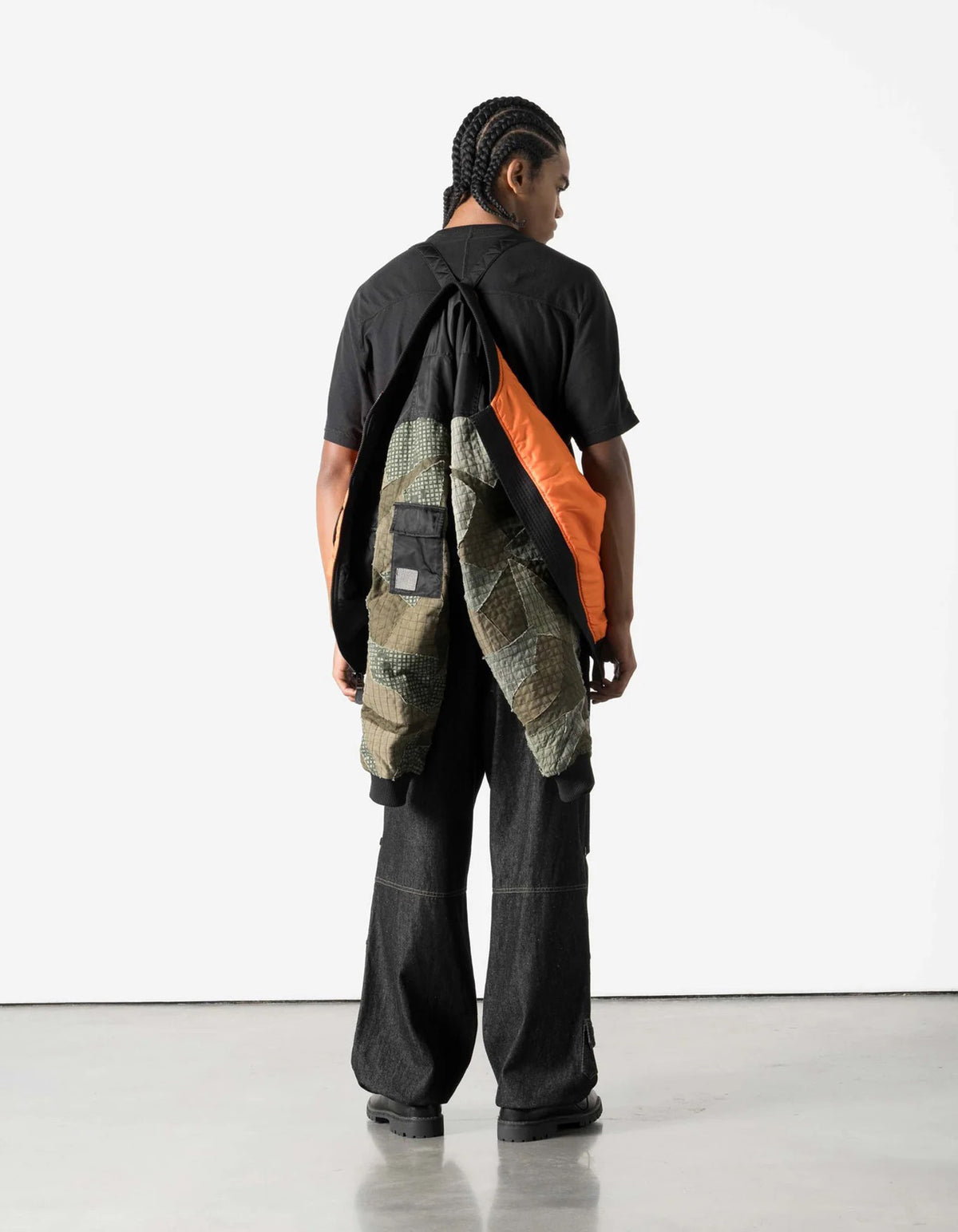 7183 M.A.F MA1 Flight Jacket - Black