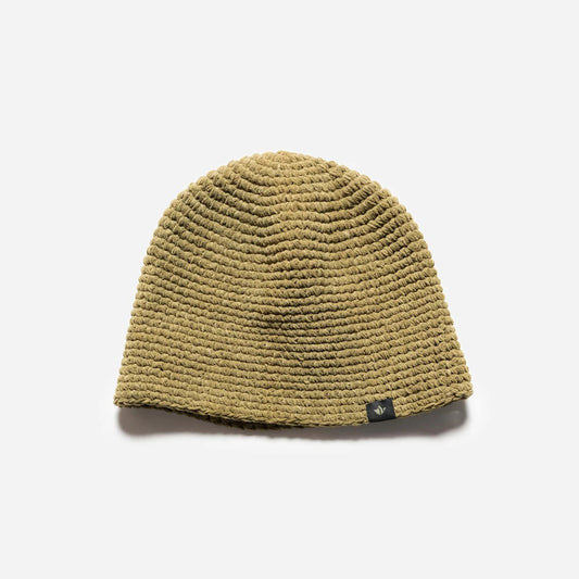 7292 Maharishi Crochet Beanie - Natural Olive