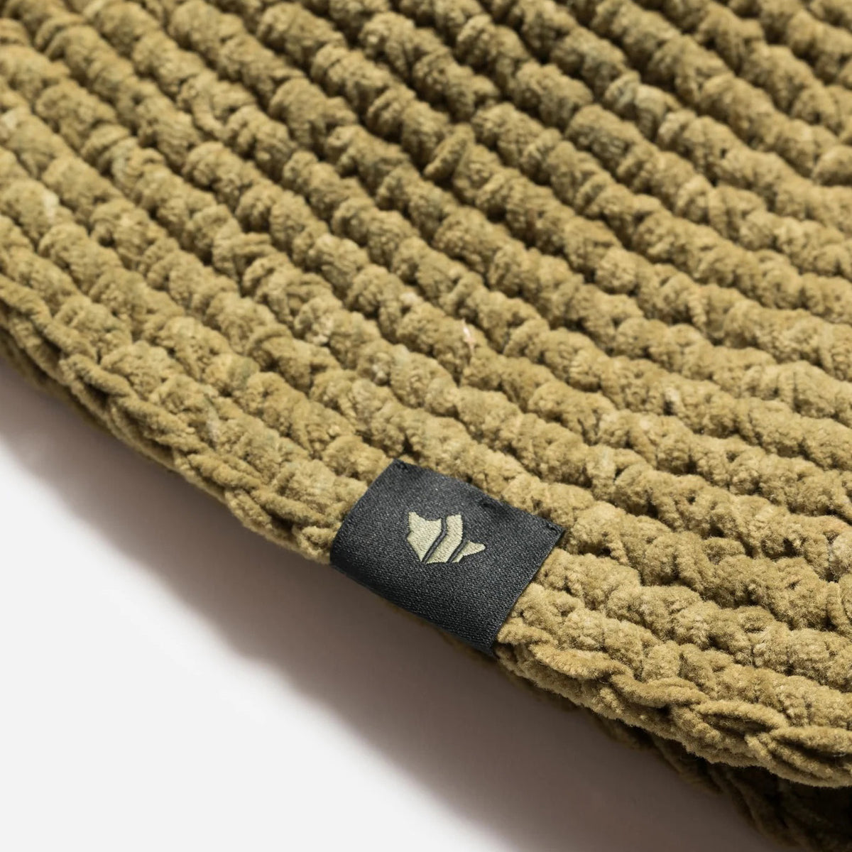 7292 Maharishi Crochet Beanie - Natural Olive
