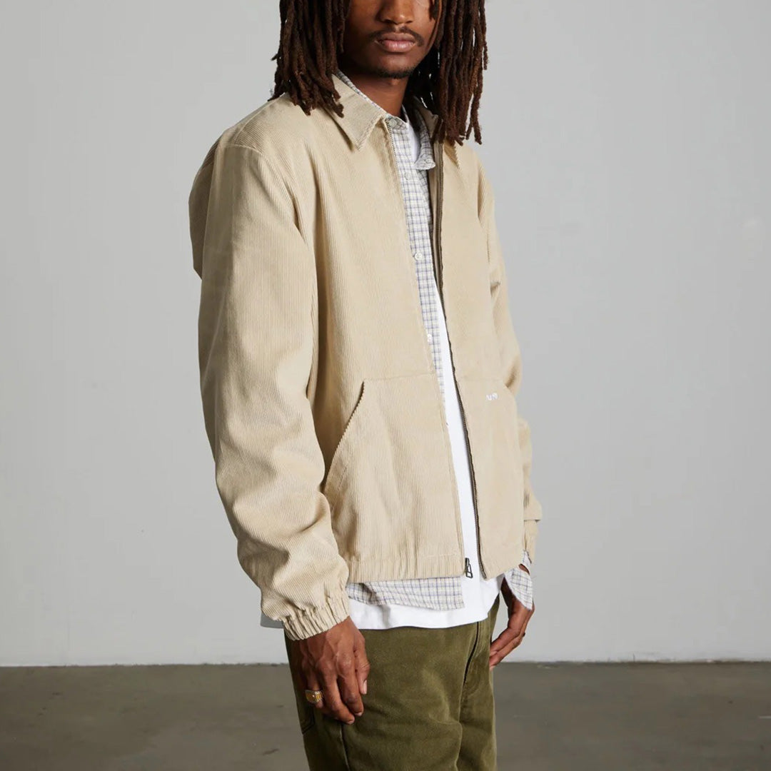 89 Corduroy Jacket - Tan/White
