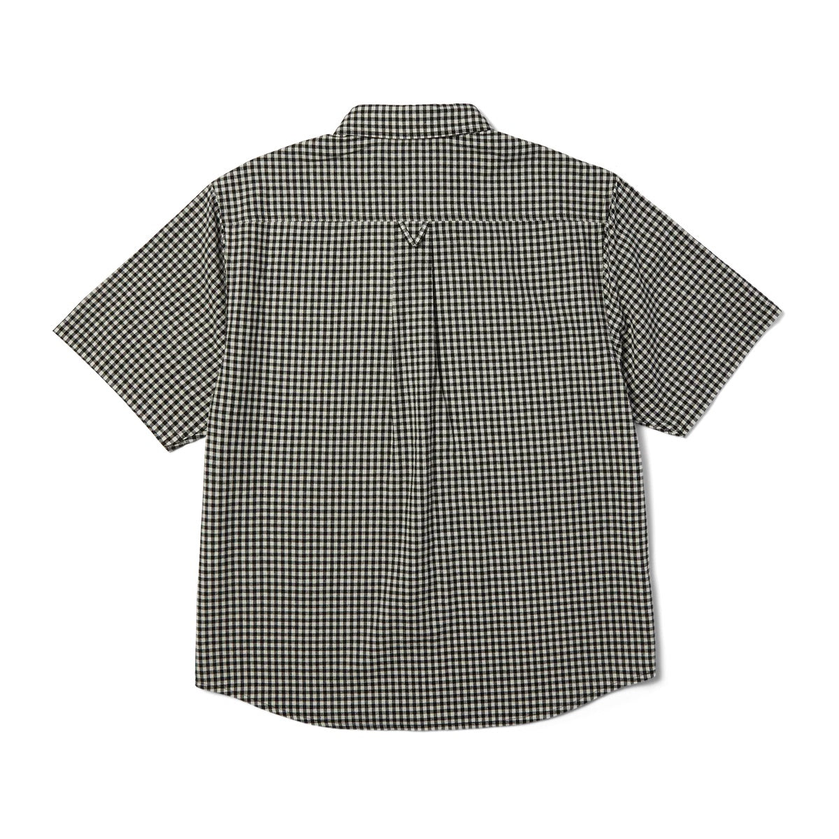 89 Micro Gingham SS Oxford Shirt - Black/White
