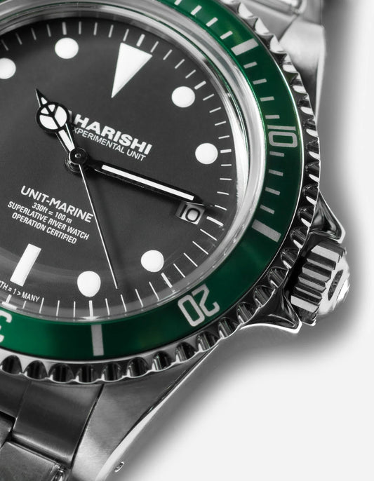 9500 Green Marine Watch - Silver