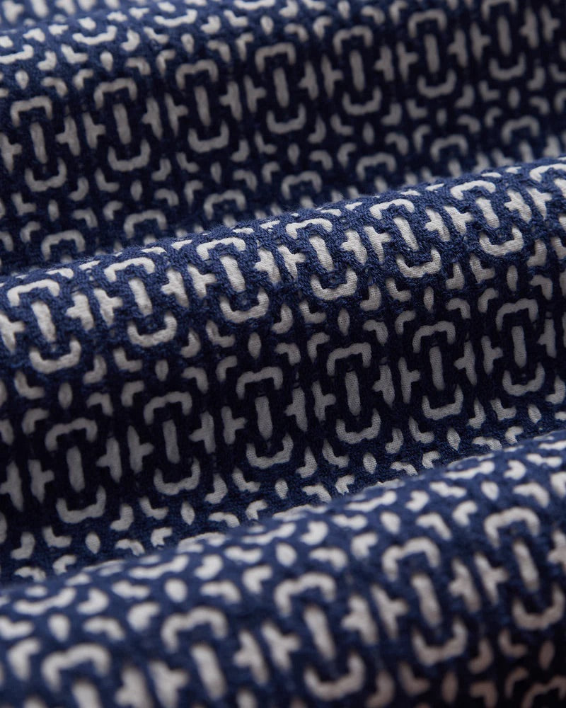 Abstract Tile Shirt - Blue