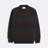 Combin Striped Knit - Grey / Brown