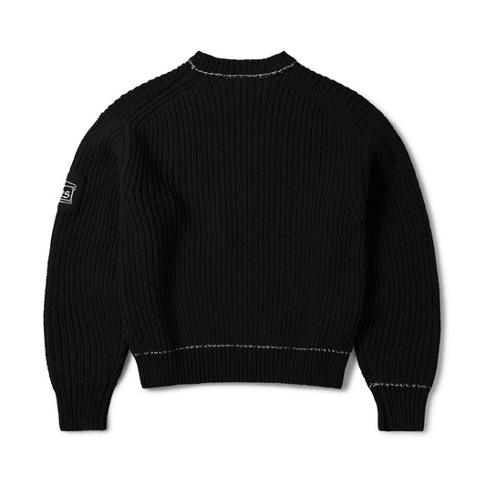 Chunky Knit Classic Jumper - Black