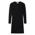 Temple Rib LS Dress - Black
