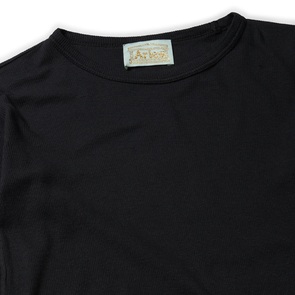 Temple Rib LS Dress - Black