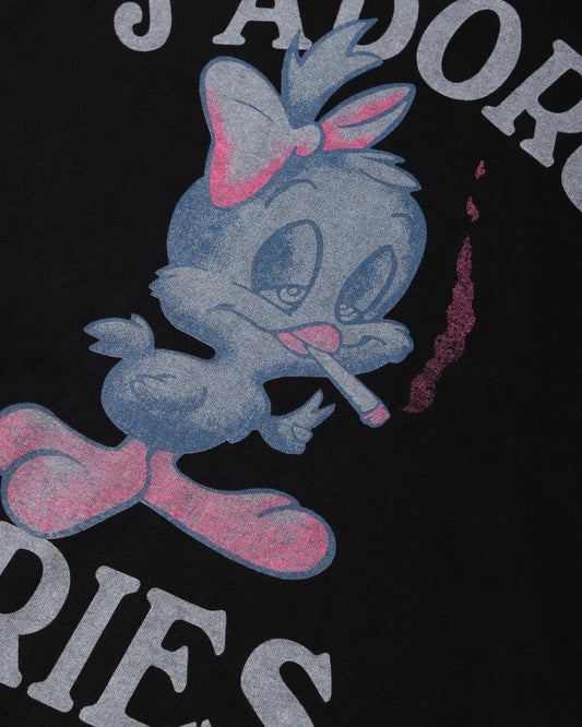 J'adoro Weedie Pie SS Tee - Black