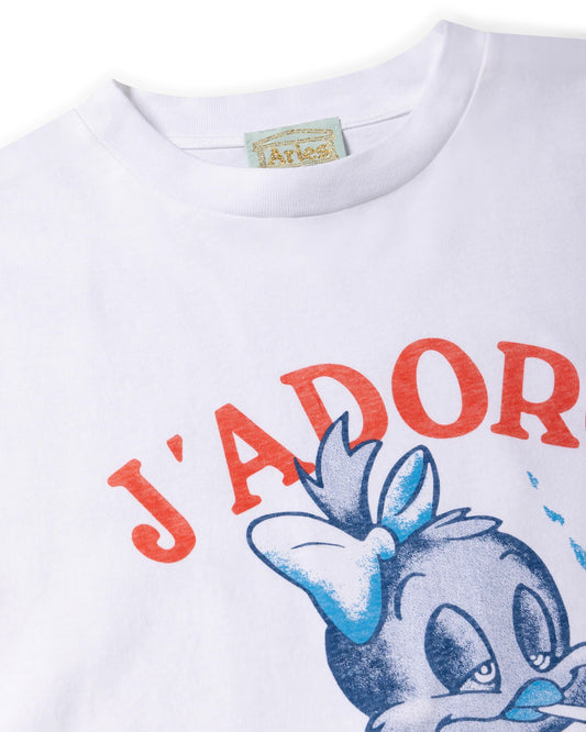 J'adoro Weedie Pie SS Tee - White