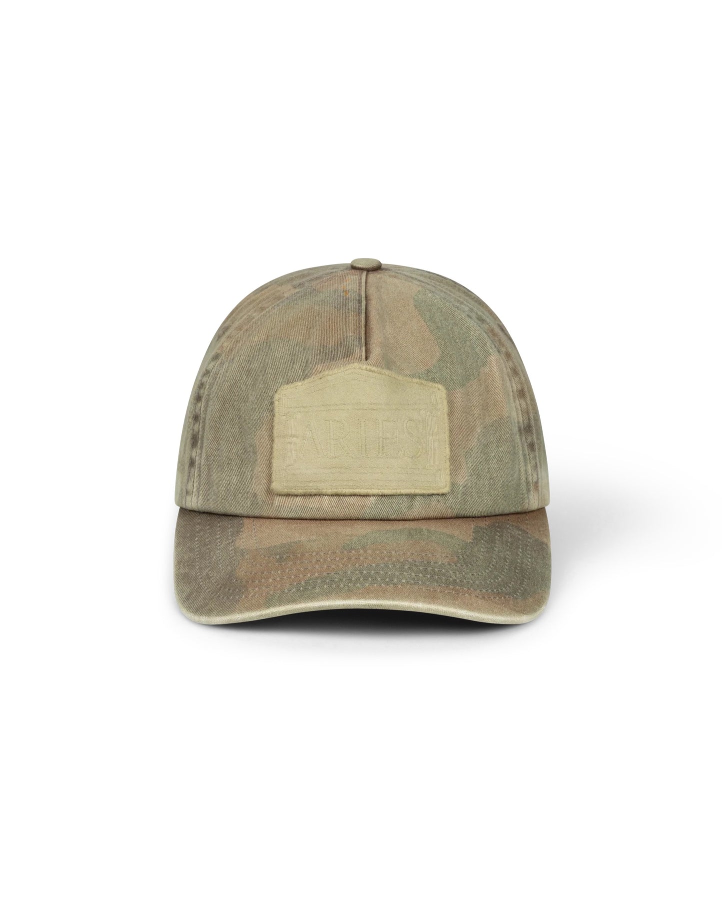 Camo Temple Cap - Olive