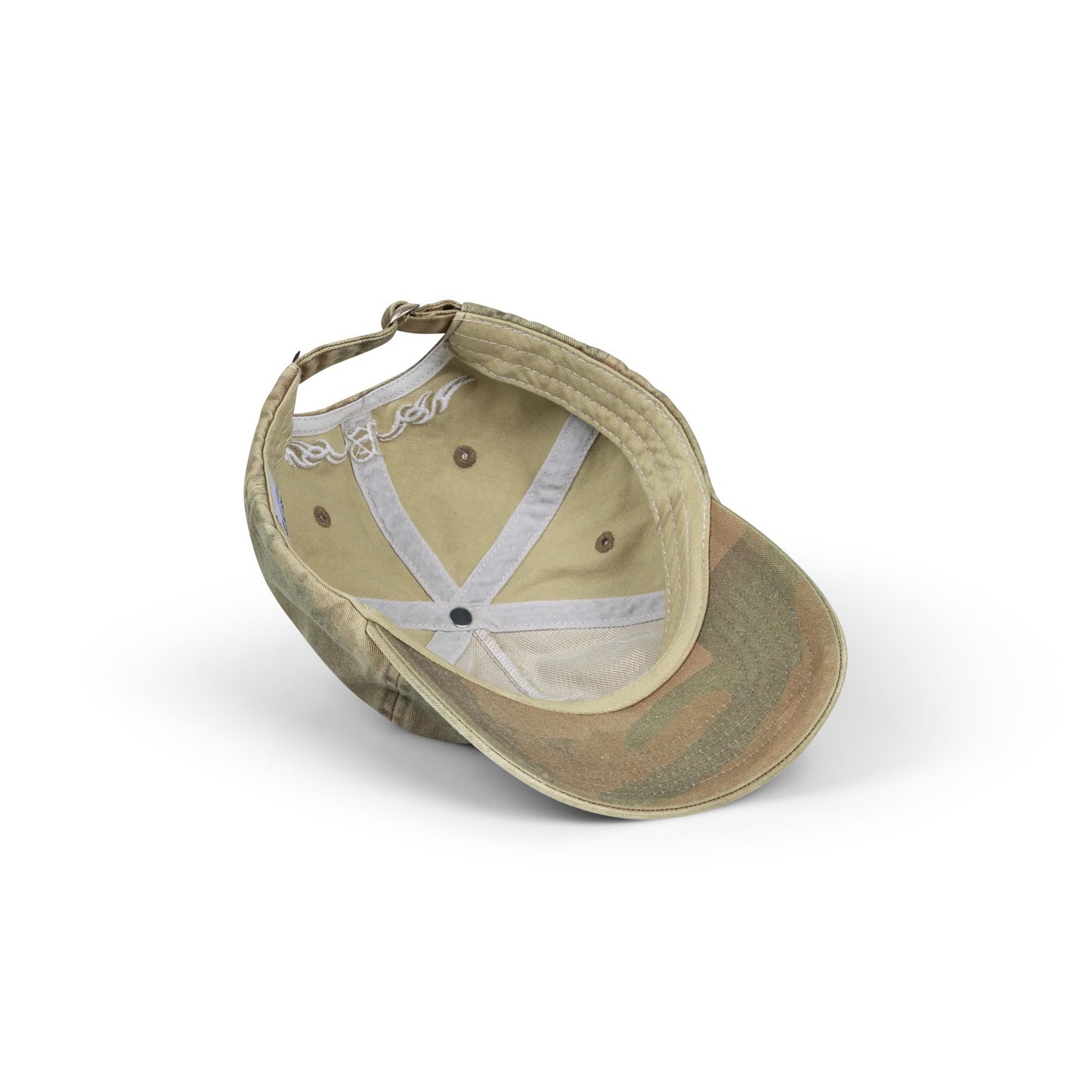 Camo Temple Cap - Olive